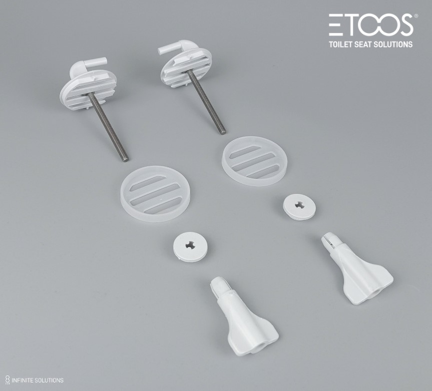 ASIENTO  WC UNIVERSAL DUROPLAST SEMI ENVOLVENTE MOD. EKANA