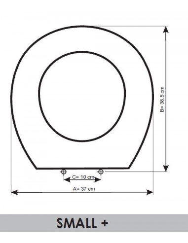 ASIENTO A MEDIDA  WC SMALL + AMORTIGUADO IDEAL STANDARD   RESIWOOD                    