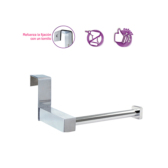 PORTARROLLOS MUEBLE BAÑO ACERO INOX.