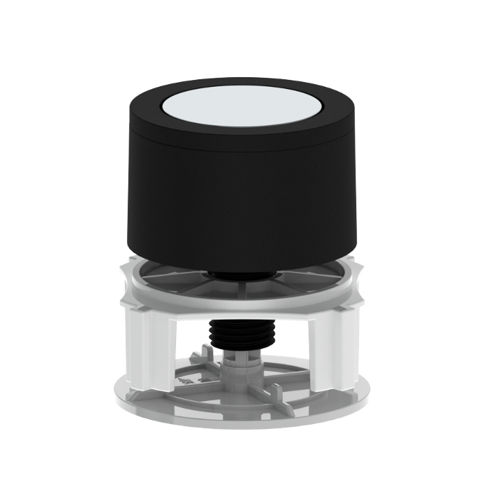 PULSADOR HYDRO/ECO NEGRO Y BOTON CROMADO