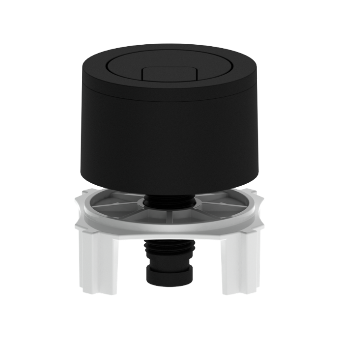 PULSADOR NIAGARA + / AQUA  NEGRO 