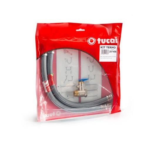 KIT  CONEXIONES TERMO + VALVULA SEG PN 10 1/2