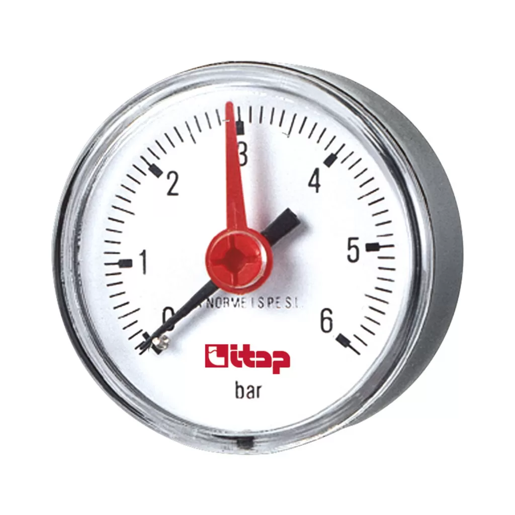 MANOMETRO DE TOMA POSTERIOR  6 BAR ITAP 1/4