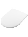ASIENTO  WC UNIVERSAL DUROPLAST MOD. RECTO  HERRAJE  INOX PRES.