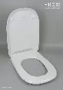 ASIENTO  WC UNIVERSAL DUROPLAST MOD. DAM. RETRO    INOX PRES.
