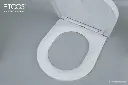 ASIENTO WC UNIVERSAL DUROPLAST ENVOLVENTE MOD. KEIKI BLANCO AMORTIGUADO