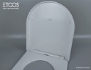 ASIENTO WC UNIVERSAL DUROPLAST KEIKI BLANCO AMORTIGUADO 