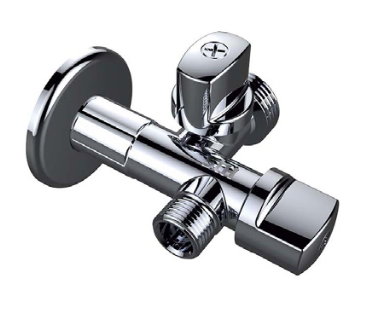 VÁLVULA ESCUADRA DOBLE  MANDO METÁLICO 1/2-3/4-3/8 TIEMPO