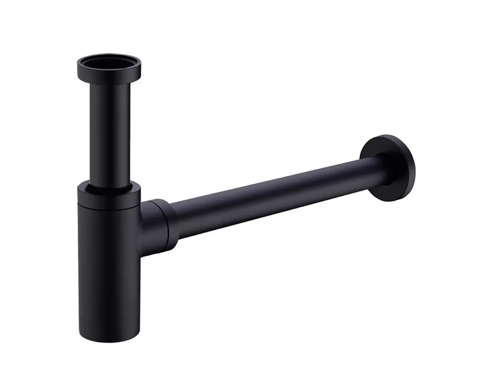 SIFON BOTELLA  TIEMPO LATÓN NEGRO MATE MINIMALISTA 