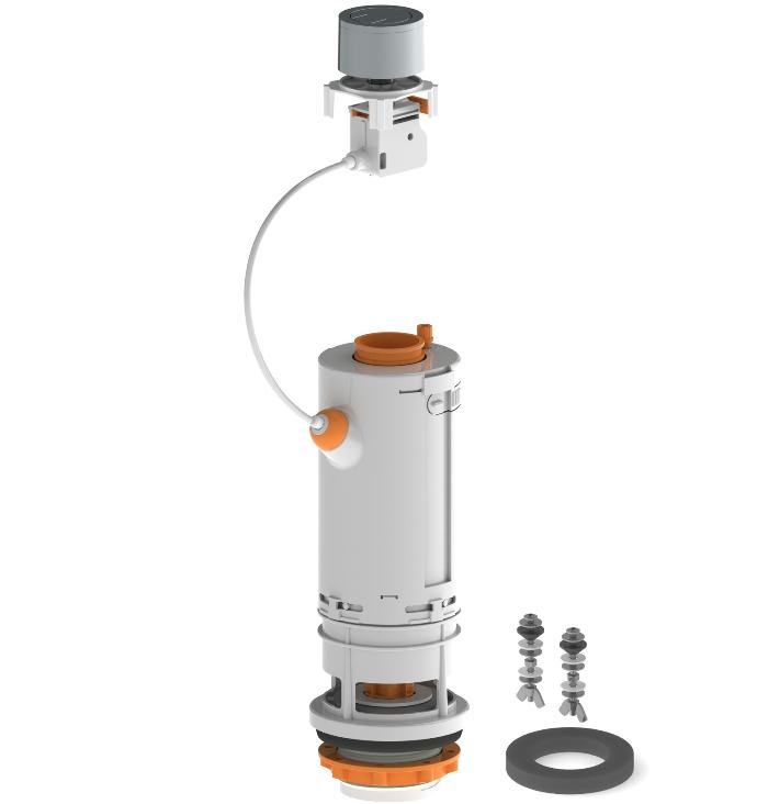 DESCARGADOR PRHIE CABLE DOBLE PULSADOR AQUA