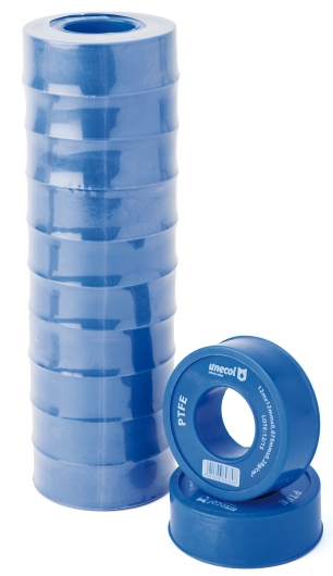 TEFLÓN ROLLO 12 m x 12 mm x 0,075 mm. 0,28 g/cm3 UNECOL