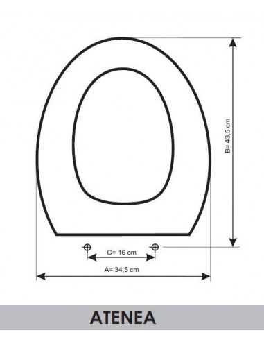 ASIENTO A MEDIDA WC ATENEA  J.DELAFONT RESIWOOD      