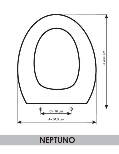 ASIENTO A MEDIDA WC NEPUNO  J.DELAFONT RESIWOOD                  