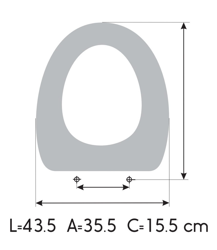 ASIENTO A MEDIDA WC OLA  J.DELAFONT RESIWOOD            