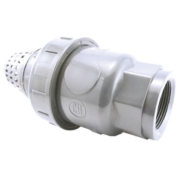 VALVULA PVC RETENC. EPDM PIE OCTOG. ENCOLAR 50 MM