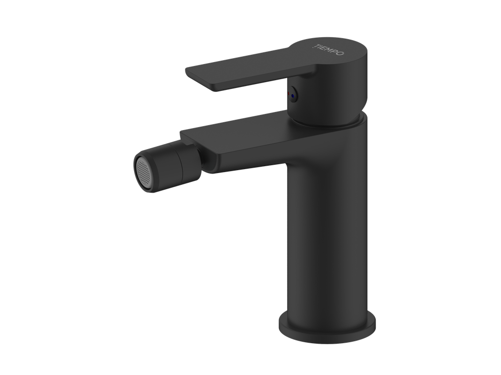MONOMANDO BIDET NEGRO MATE TIEMPO Serie calma 