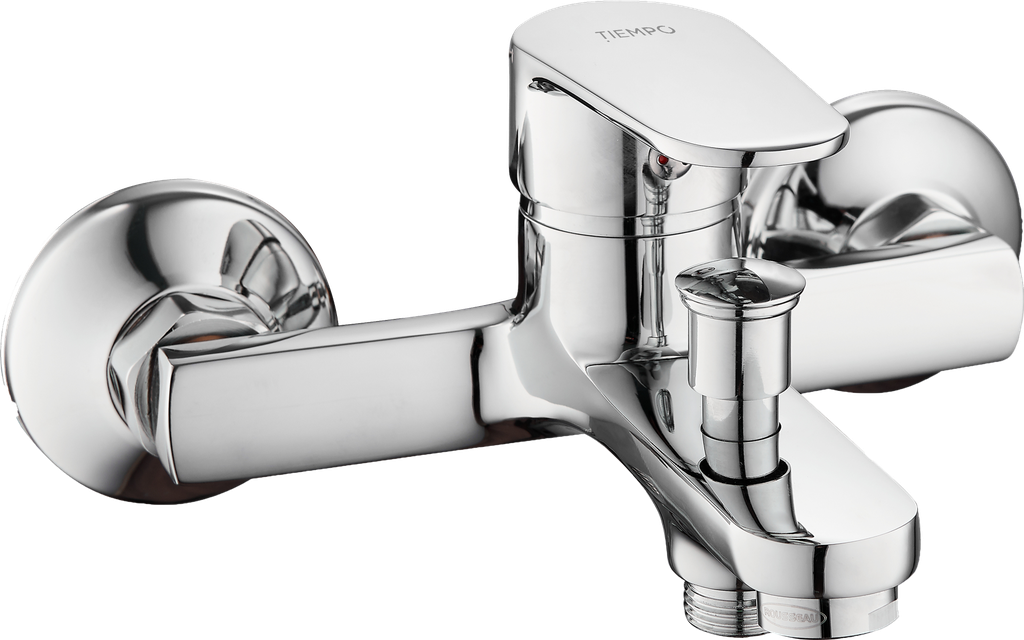 MONOMANDO DE BAÑERA CROMADO TIEMPO  Serie Pausa   