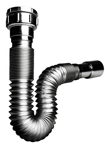 SIFÓN FLEXIBLE-EXTENSIBLE CROMADO
