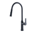 Monomando fregadero extraible negro TIEMPO Serie Calma 