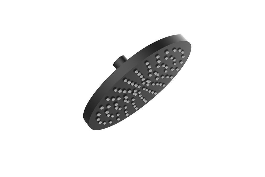 ROCIADOR REDONDO NEGRO TIEMPO ABS + ACERO INOX