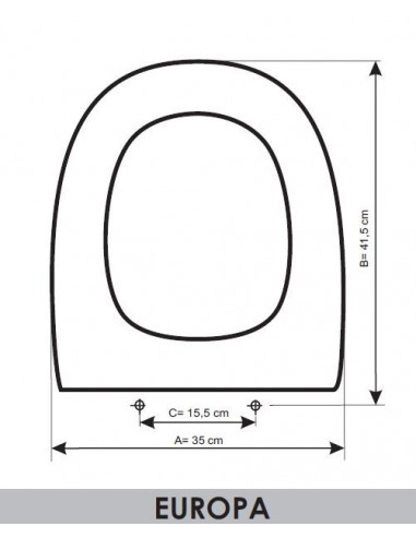 ASIENTO A MEDIDA WC  EUROPA SANGRÁ RESIWOOD           