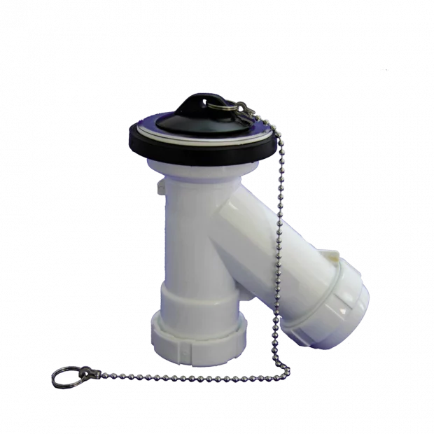 SIFON .Y. VERTICAL VALVULA/CADENA T-9 Ø70 x 1 1/2-Ø40 