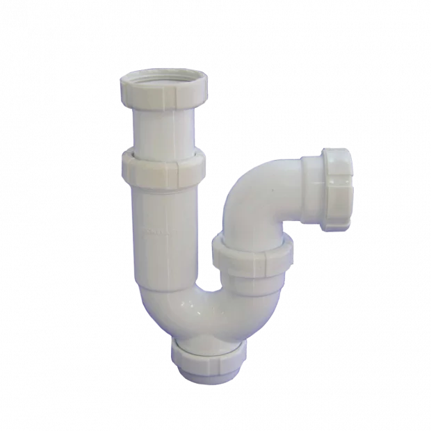 SIFON CURVO RACOR/EXTENSIBLE  1 1/2 x 1 1/2-Ø40