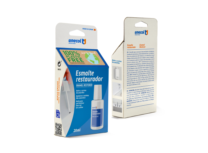 ESMALTE RESTAURADOR BOTE PINCEL 20 ML. UNECOL