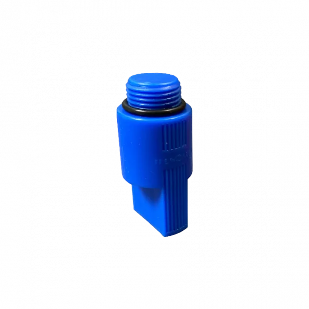 TAPON ALICATADO CON JUNTA TORICA AZUL