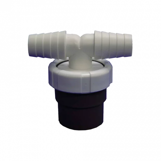 CONEXIÓN TOMA LAVADORA DOBLE 90º T-216  Ø20 x Ø40