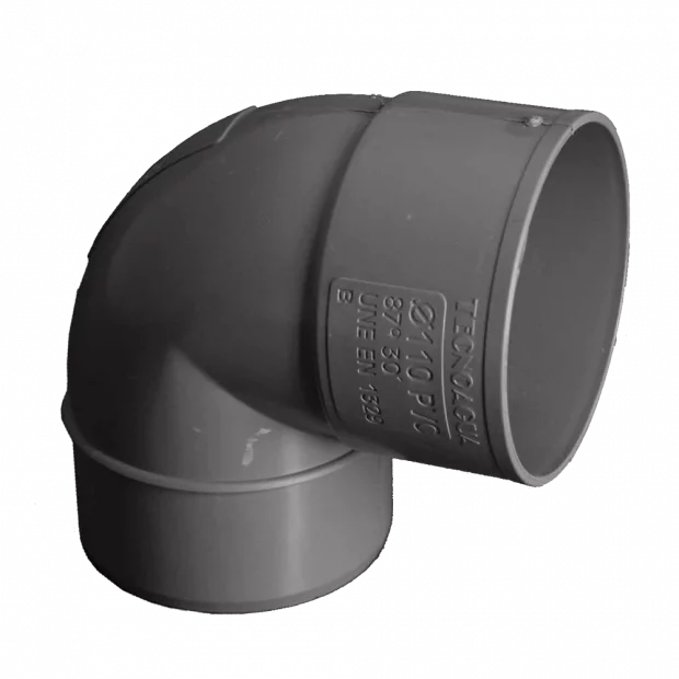 CODO PVC EVAC M-H 87º