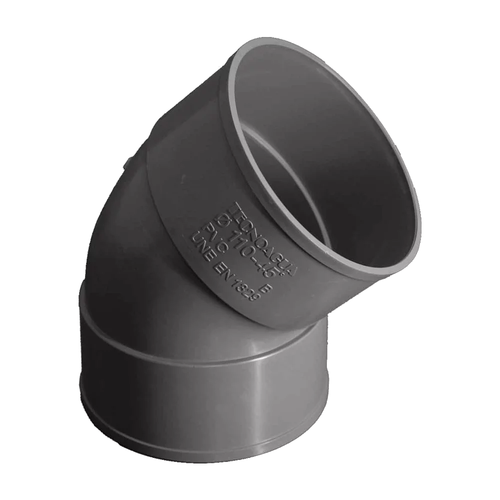 CODO PVC EVAC H-H 45º