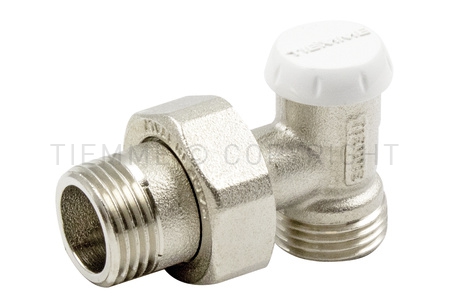 DETENTOR  ESCUADRA  RADIADOR TIEMME  CON UNIÓN PARA TUBO DE COBRE /PEX/MULTICAPA 