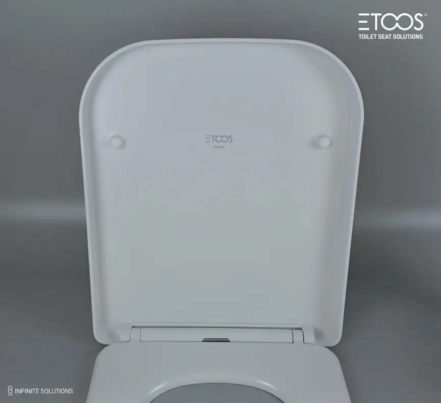 ASIENTO WC UNIVERSAL ENVOLVENTE DUROPLAST MOD. KEONA BLANCO AMORTIGUADO