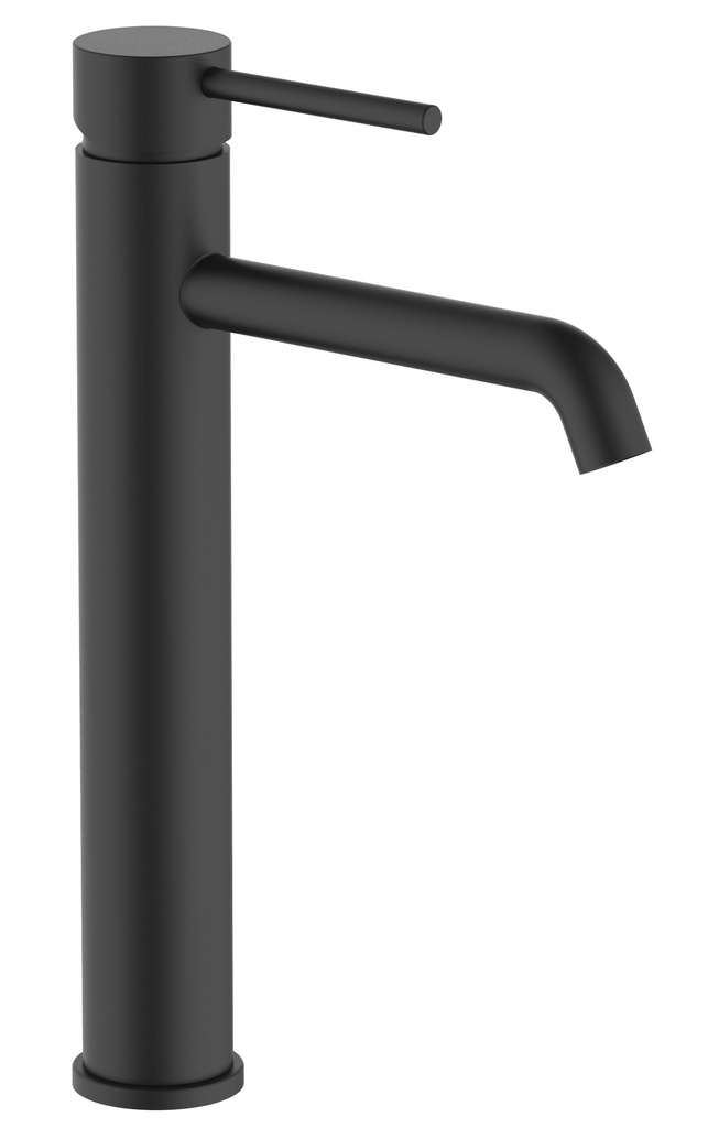 Monomando lavabo alto  negro Serie Aurora fast fix TIEMPO  