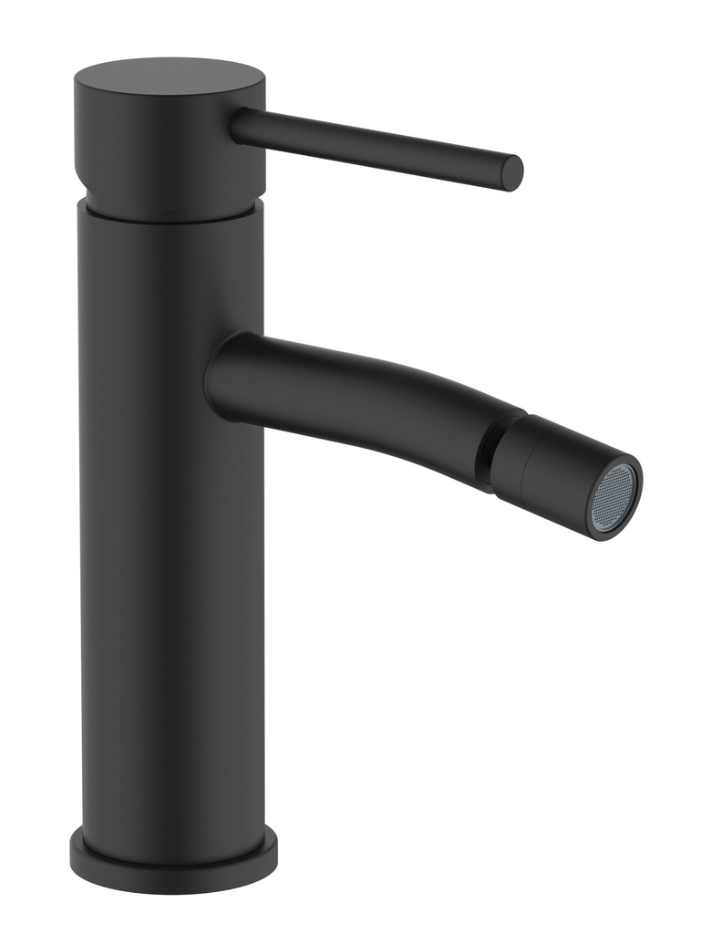 Monomando bidet  negro Serie Aurora fast fix TIEMPO  