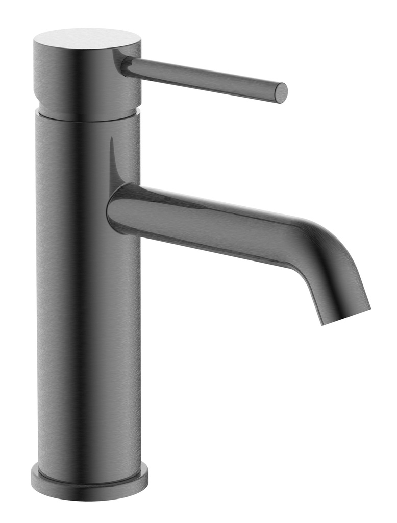 Monomando lavabo gun metal Serie Aurora fast fix TIEMPO  