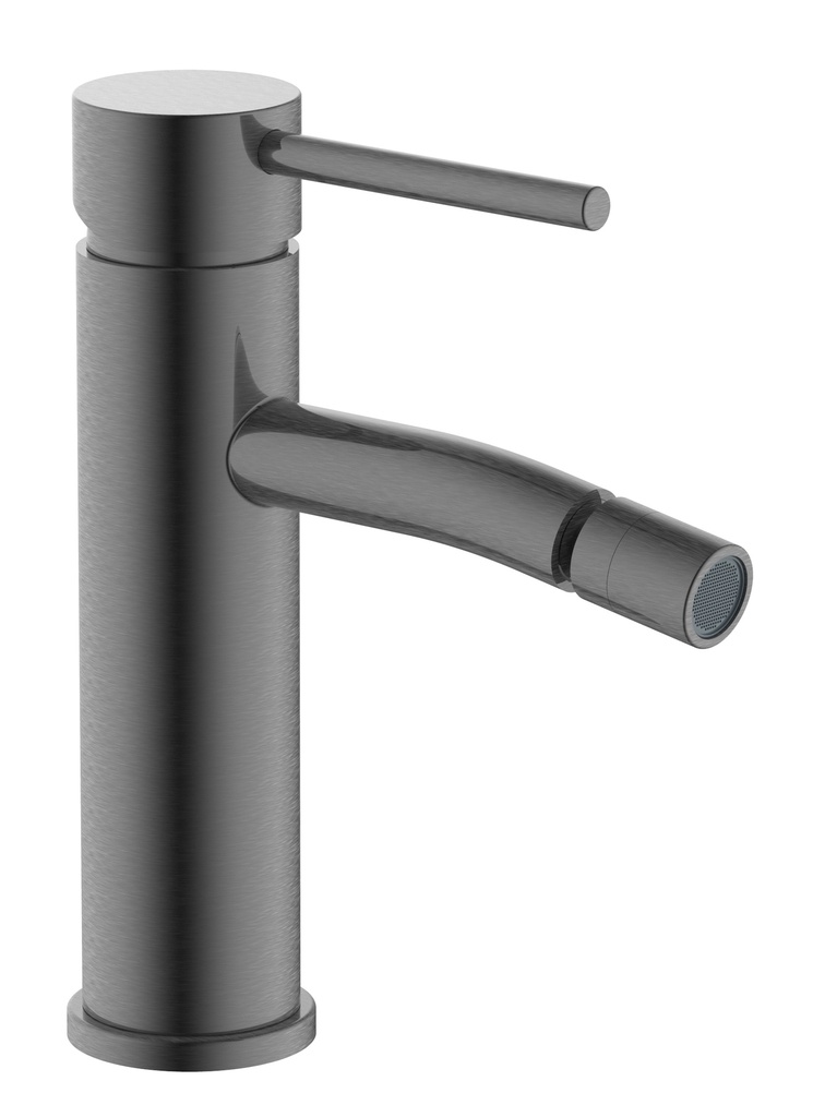 Monomando bidet gun metal Serie Aurora fast fix TIEMPO   