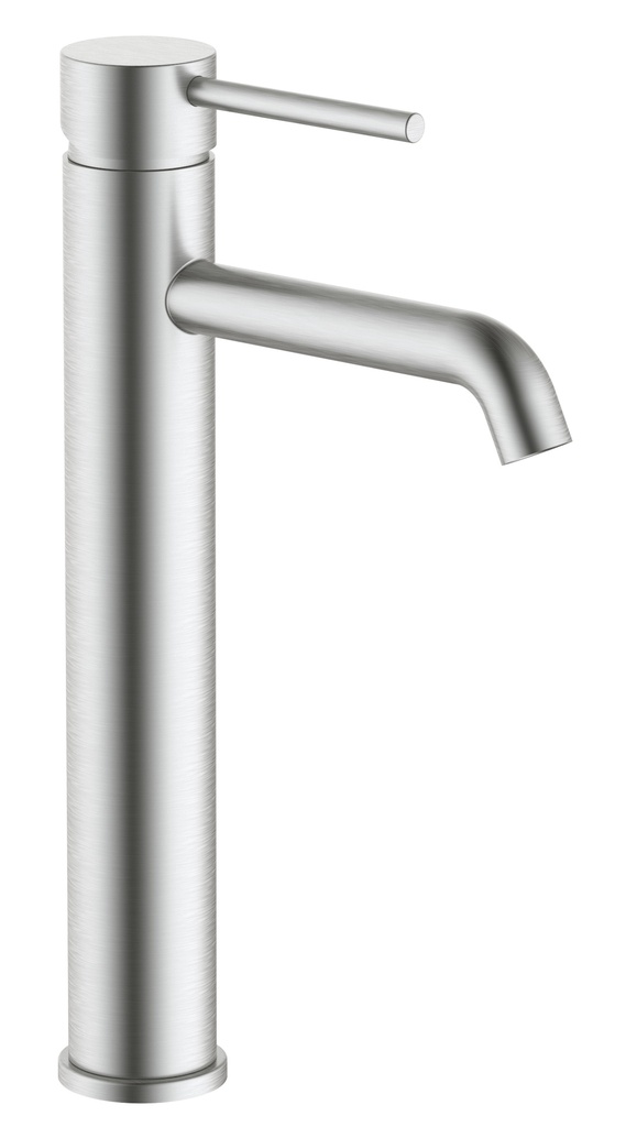 Monomando lavabo alto  acero inox Serie Aurora fast fix TIEMPO  