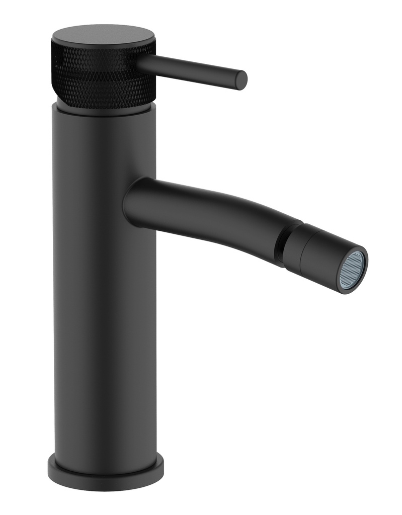 Monomando bidet negro Serie Serenidad fast fix TIEMPO   