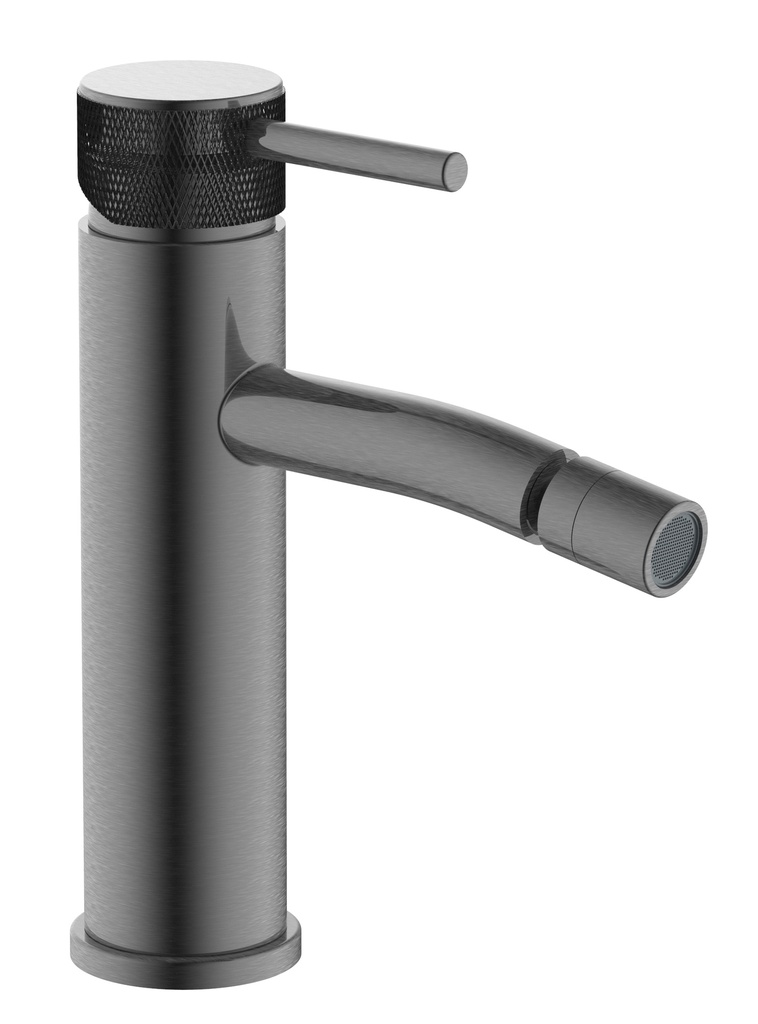 Monomando bidet gun metal  Serie Serenidad fast fix TIEMPO 