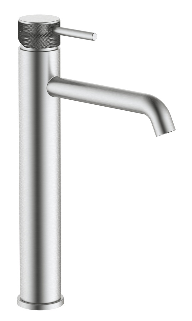 Monomando lavabo alto acero inox Serie Serenidad fast fix TIEMPO    