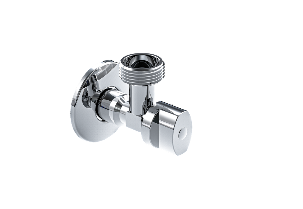 VÁLVULA ESCUADRA TIEMPO MANDO METÁLICO 1/2-3/4 LAVADORA