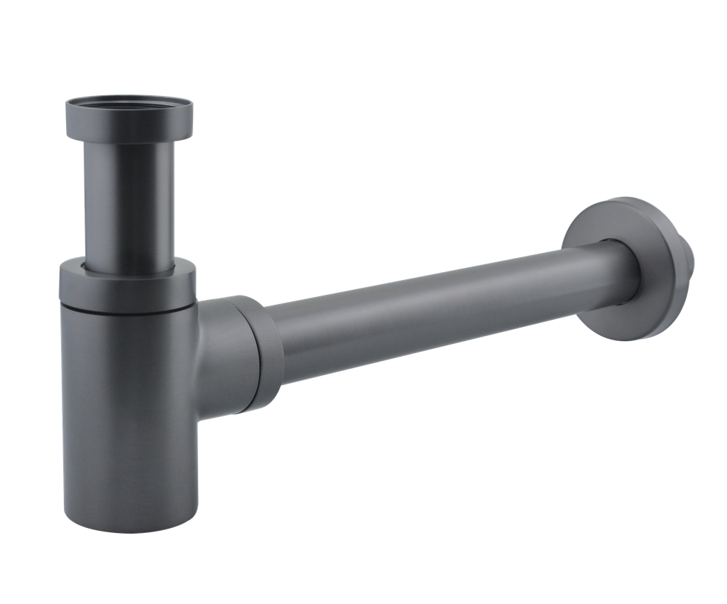 SIFON BOTELLA LATÓN TIEMPO GUN METAL MINIMALISTA 