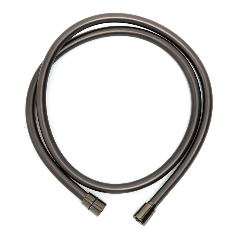 FLEXO DE DUCHA GUN METAL PVC  TIEMPO 