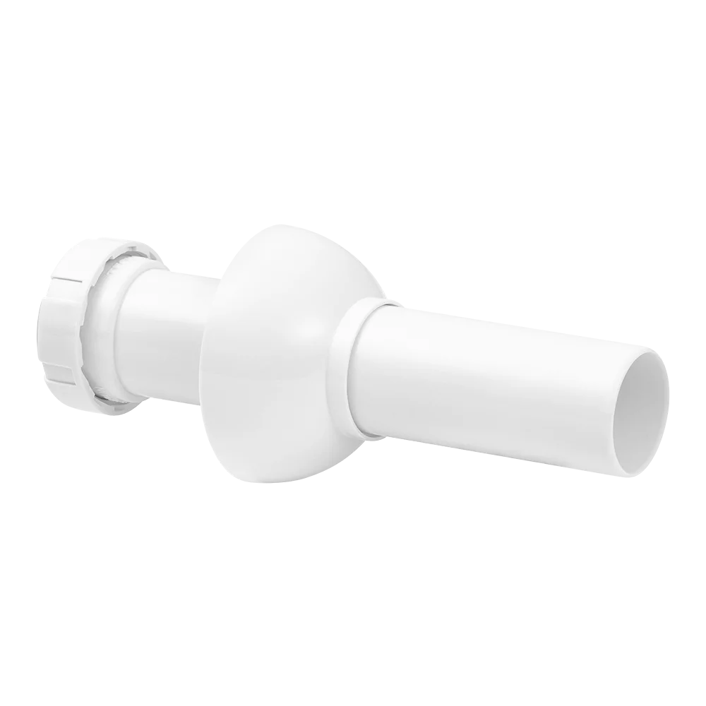 ALARGADERA H A TUBO LISO CON PLAFON Ø40 x Ø40 / D.190