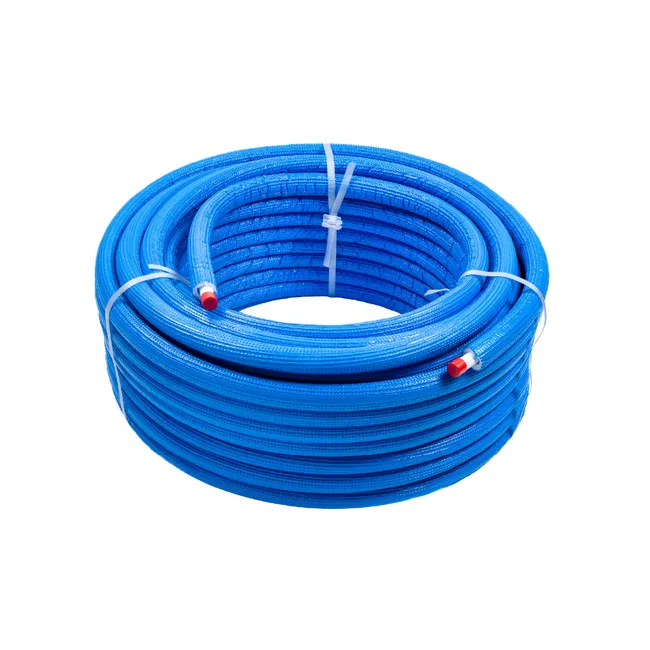 TUBERÍA MULTICAPA AISLADA AZUL ROLLO 50 MTS 