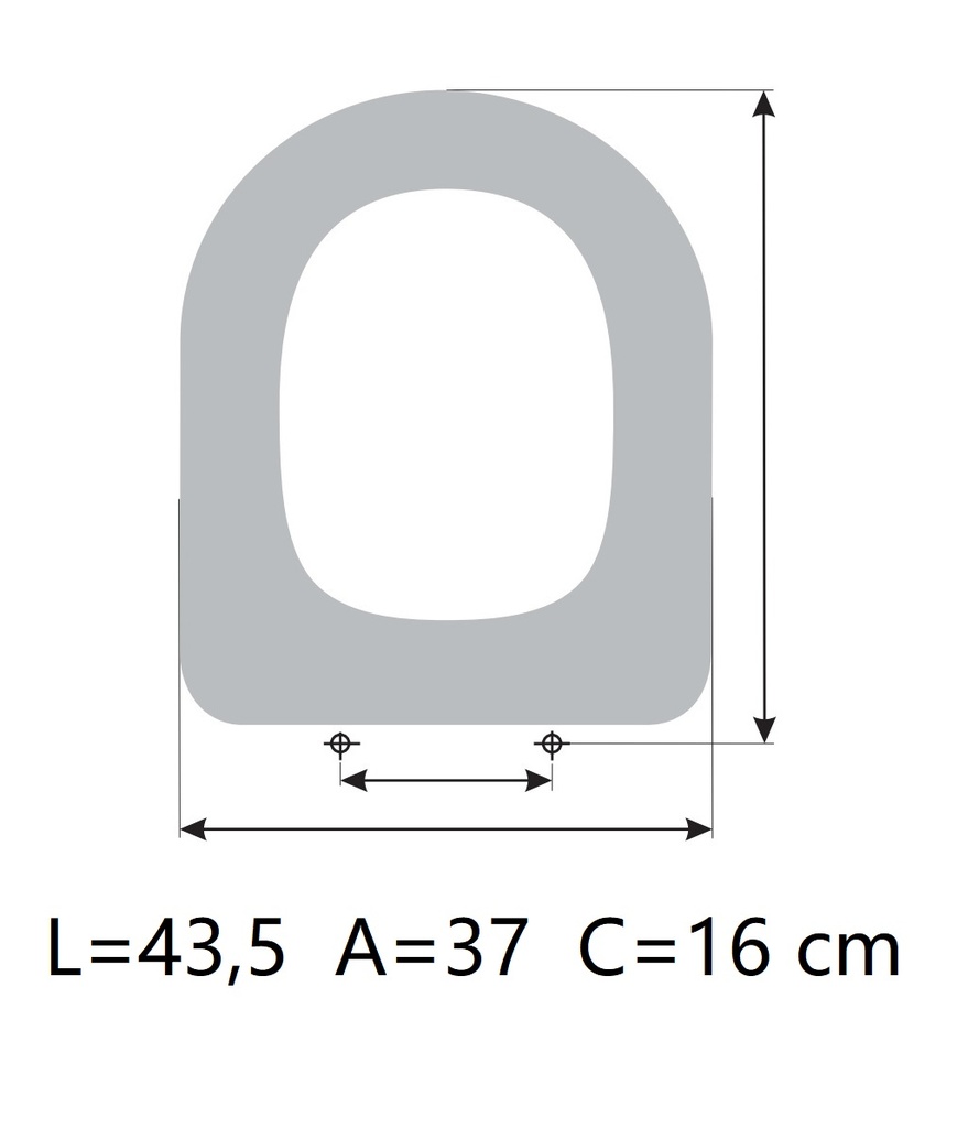 ASIENTO A MEDIDA WC  CARMEN NUEVO  ROCA RESIWOOD          