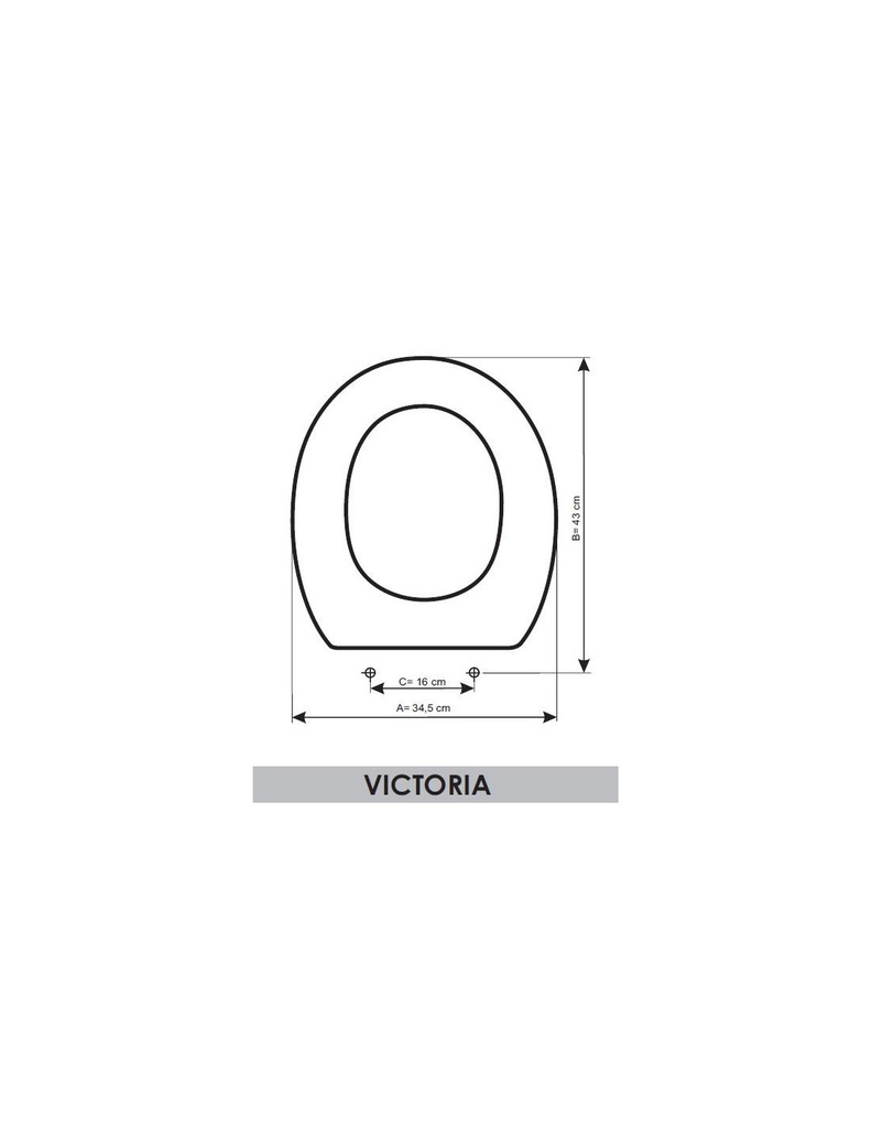 ASIENTO A MEDIDA WC VICTORIA ROCA RESIWOOD               