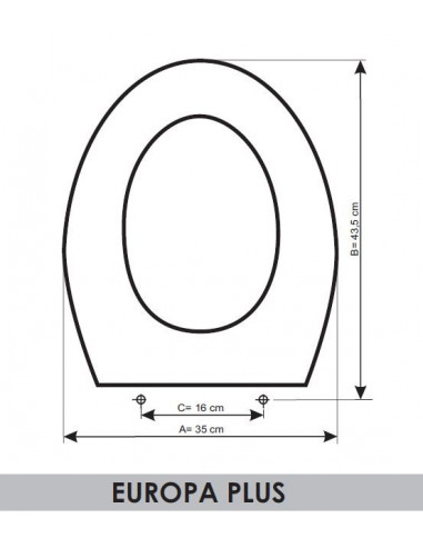 ASIENTO A MEDIDA WC EUROPA PLUS AMORTIGUADO VALADARES RESIWOOD    